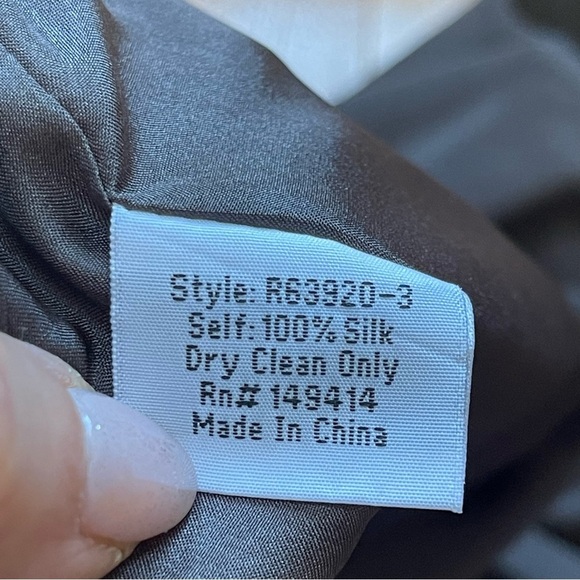 JOHNNY WAS WIDE LEG 100% SILK CROP PANTS WITH DRAWSTRING GREY SZ XL - Picture 13 of 15